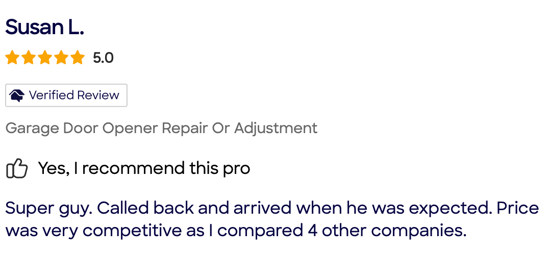 Customer review 60